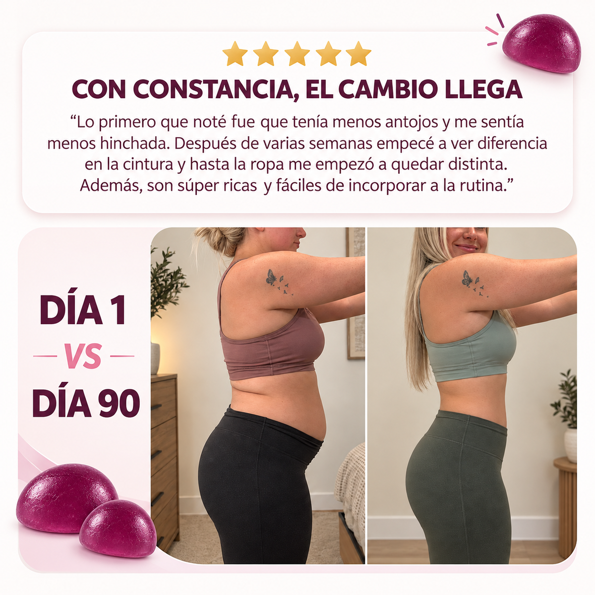 Controlá tus antojos y acercate a la figura que querés